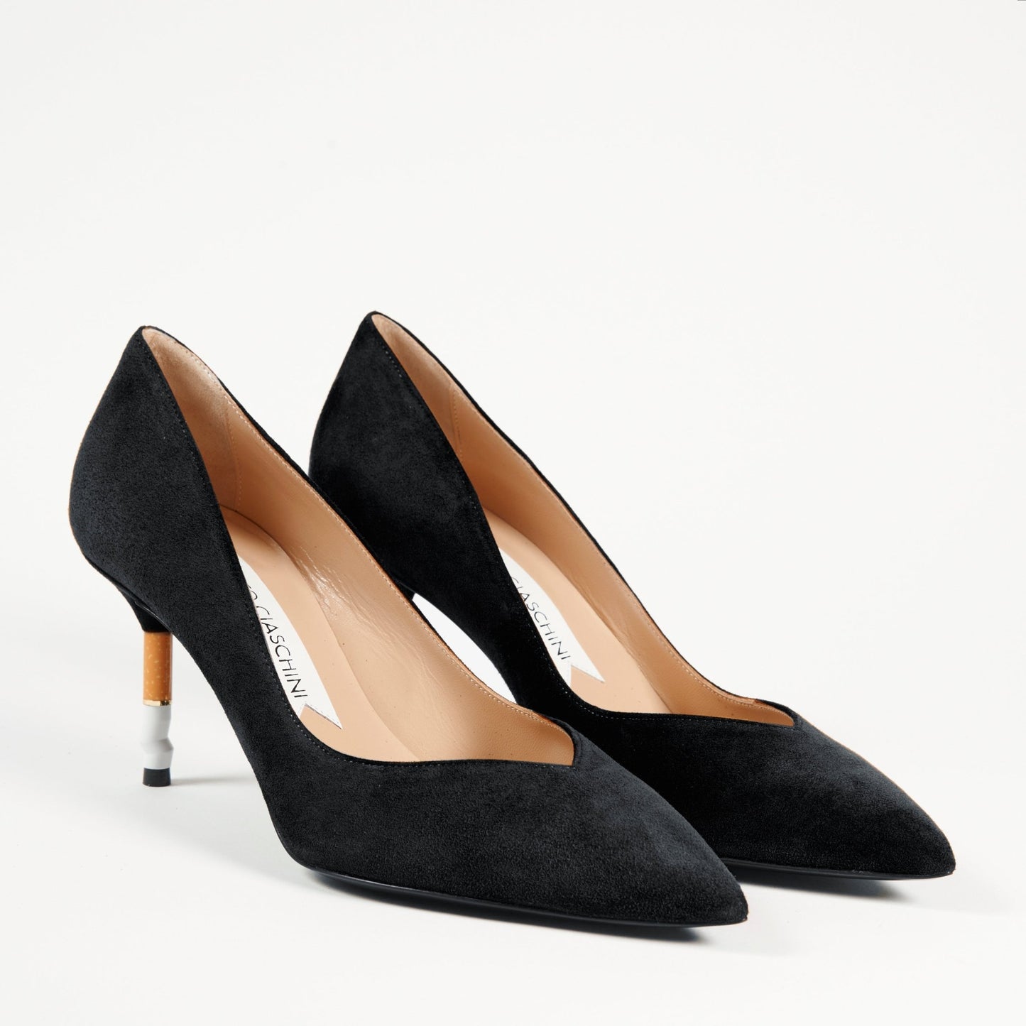 Smoking Hot V Décolleté  Camoscio