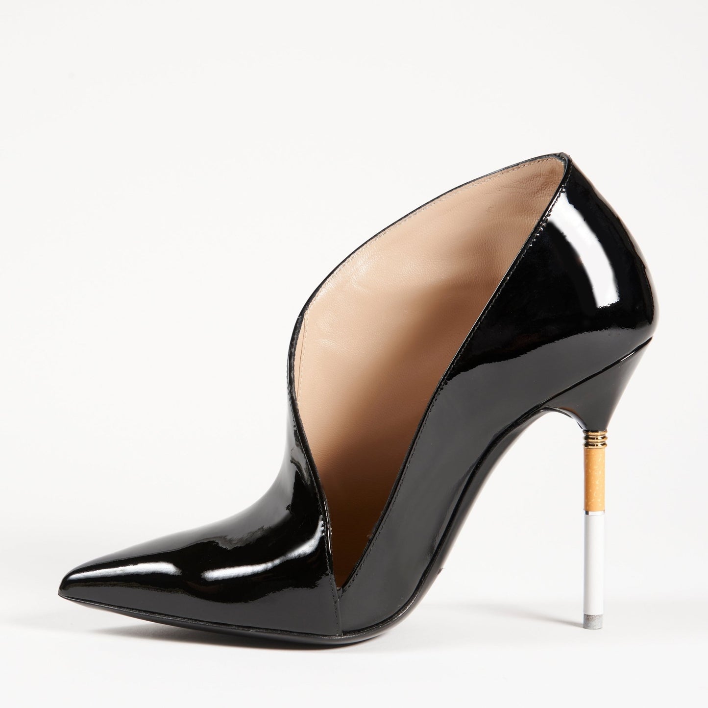 Smoking Hot Booties Patent Black