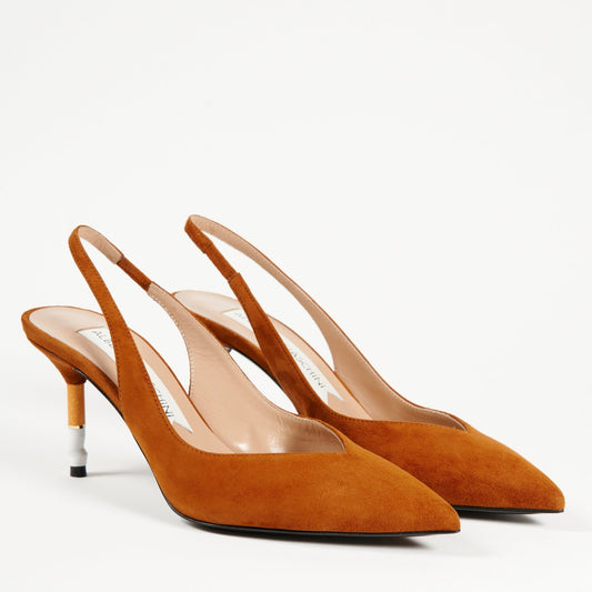 Smoking Hot V Slingback Suede