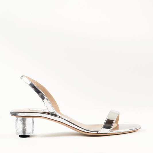 Icy Sandalo Specchio Argento