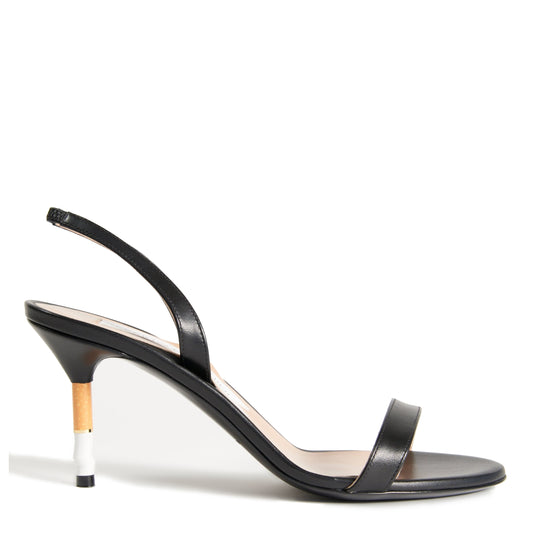 Smoking Hot Sandal Leather Black