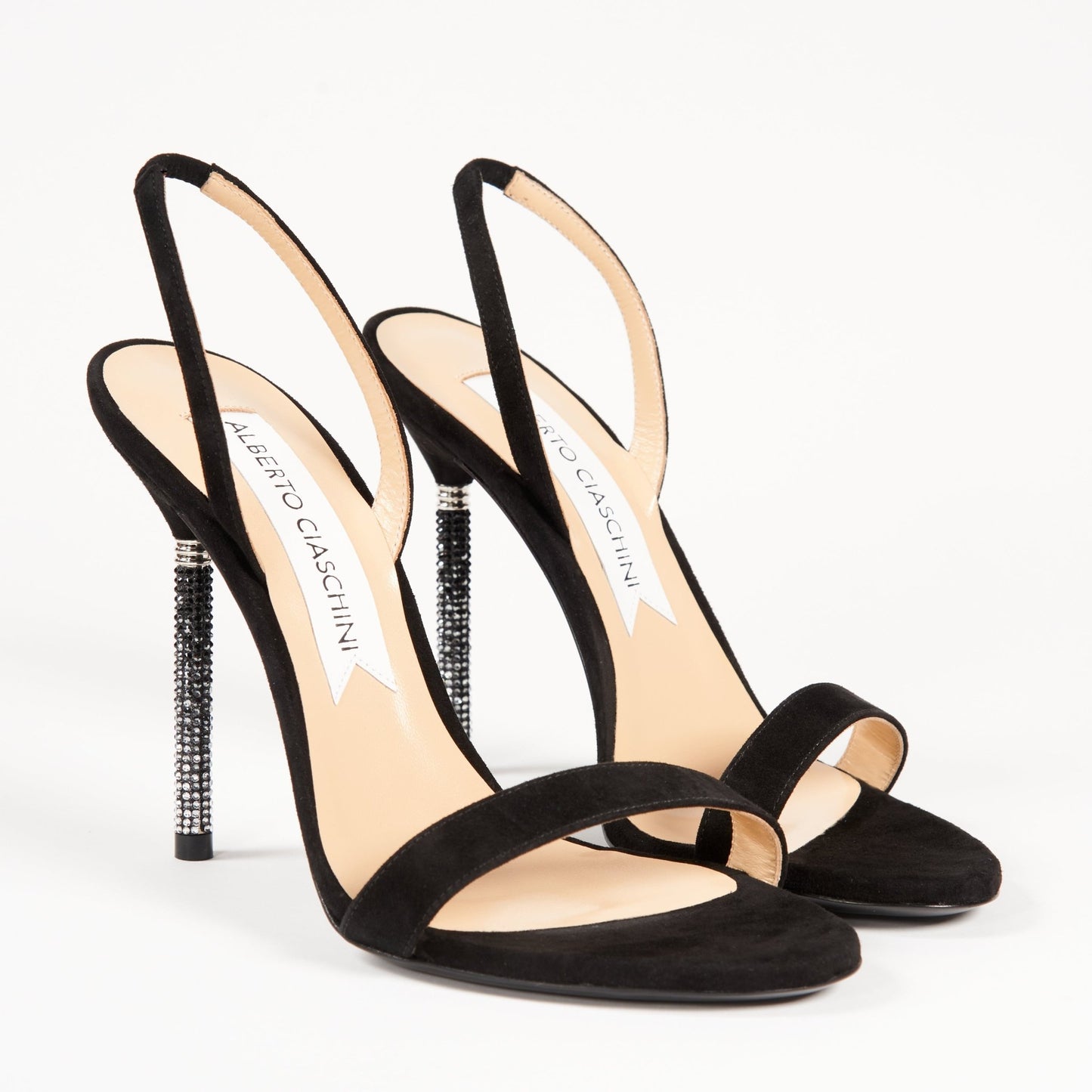 Crystal Rain Black Sandal