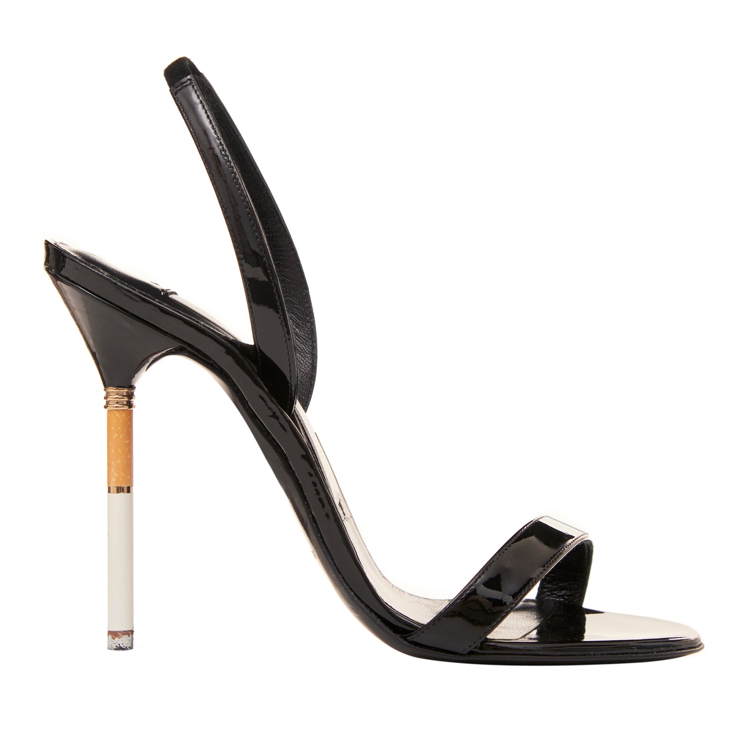Smoking Hot Sandal Patent Black
